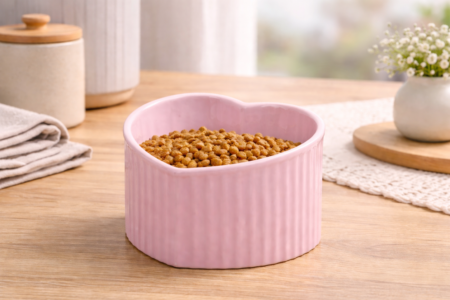 Nivo Napf – Geneigter Keramiknapf für Katzen & kleine Hunde – ergonomisches Design