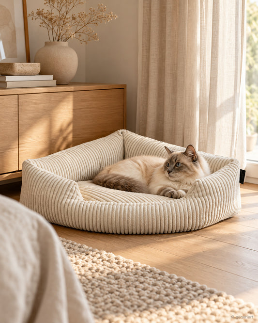 Tilo Ecksofa – aus Cord – Lifestyle-Aufnahme (KI-generiert)