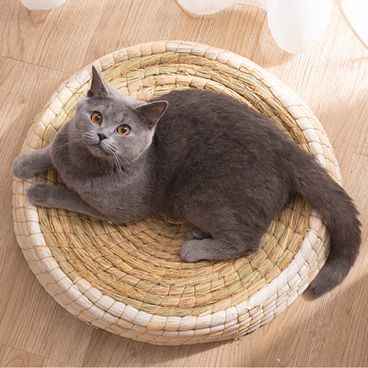 Tavo Nest – Natürliches Katzenbett aus geflochtener Naturfaser