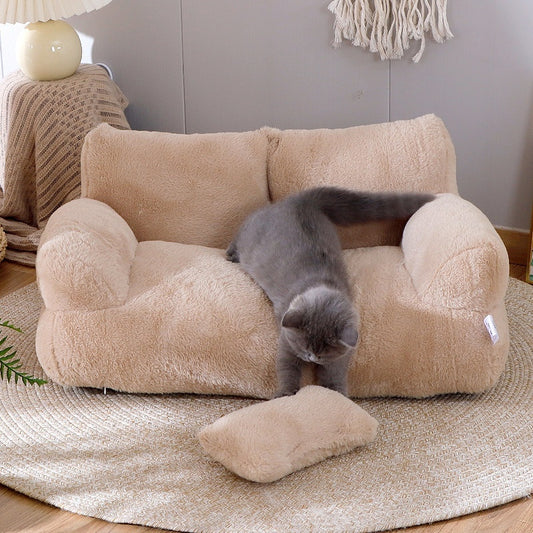 Sora Nest - Weiches Kuschelbett mit Rückenlehne