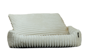 Luno Sofa – Cord-Tiersofa mit weichem Liegekissen
