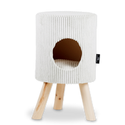 Nola Tierhöhle – 2-in-1 Rückzugsort & Hocker – Cord