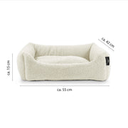 Milo Sofa – Bouclé-Tiersofa für Hunde & Katzen – weich & rutschfest