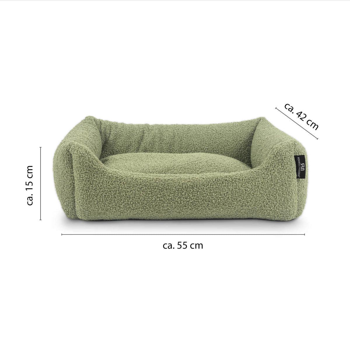 Milo Sofa – Bouclé-Tiersofa für Hunde & Katzen – weich & rutschfest