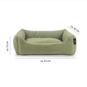 Milo Sofa – Bouclé-Tiersofa für Hunde & Katzen – weich & rutschfest