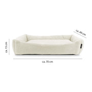 Milo Sofa – Bouclé-Tiersofa für Hunde & Katzen – weich & rutschfest