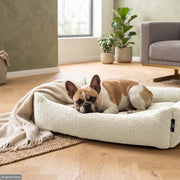 Milo Sofa – Bouclé-Tiersofa für Hunde & Katzen – weich & rutschfest