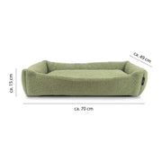 Milo Sofa – Bouclé-Tiersofa für Hunde & Katzen – weich & rutschfest