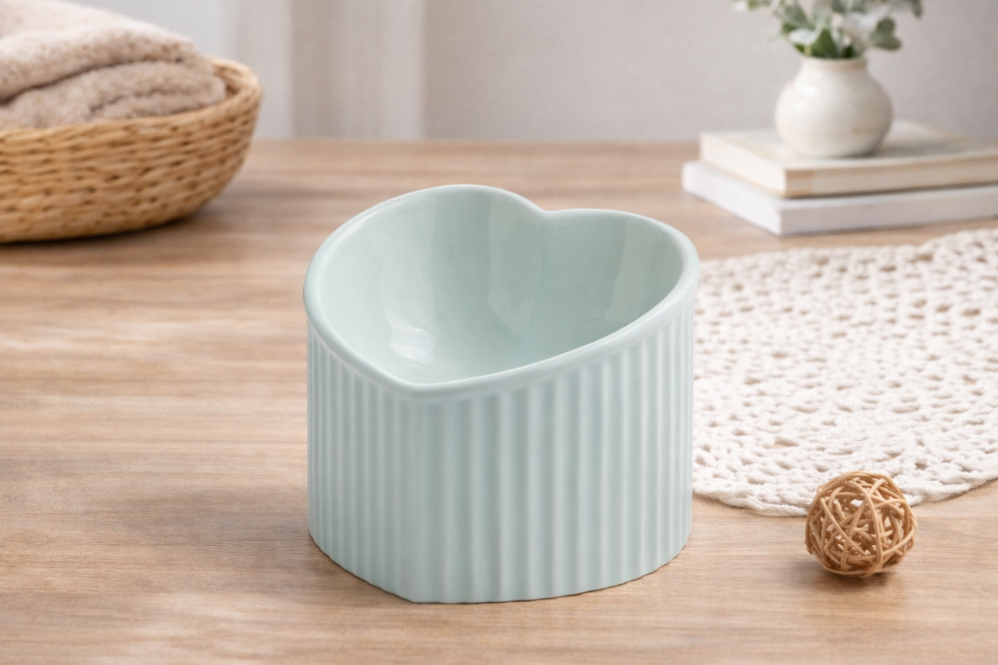 Nivo Napf – Geneigter Keramiknapf für Katzen & kleine Hunde – ergonomisches Design
