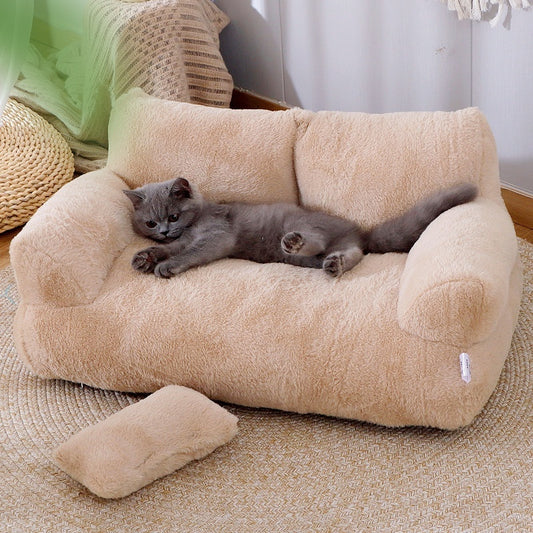 Sora Nest - Weiches Kuschelbett mit Rückenlehne