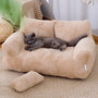 Sora Nest - Weiches Kuschelbett mit Rückenlehne