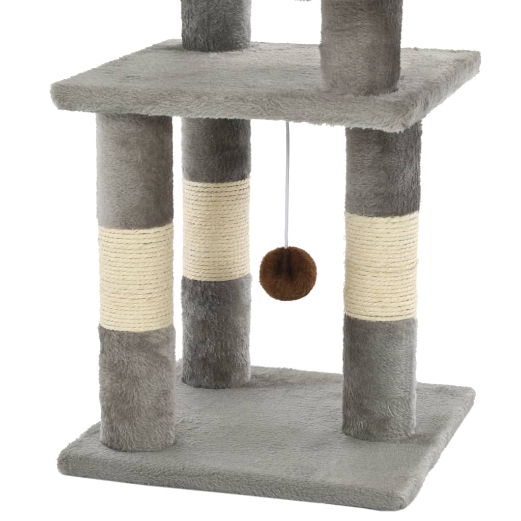 Linea Baum - Kompakter Kratzbaum aus Sisal – vertikales Design
