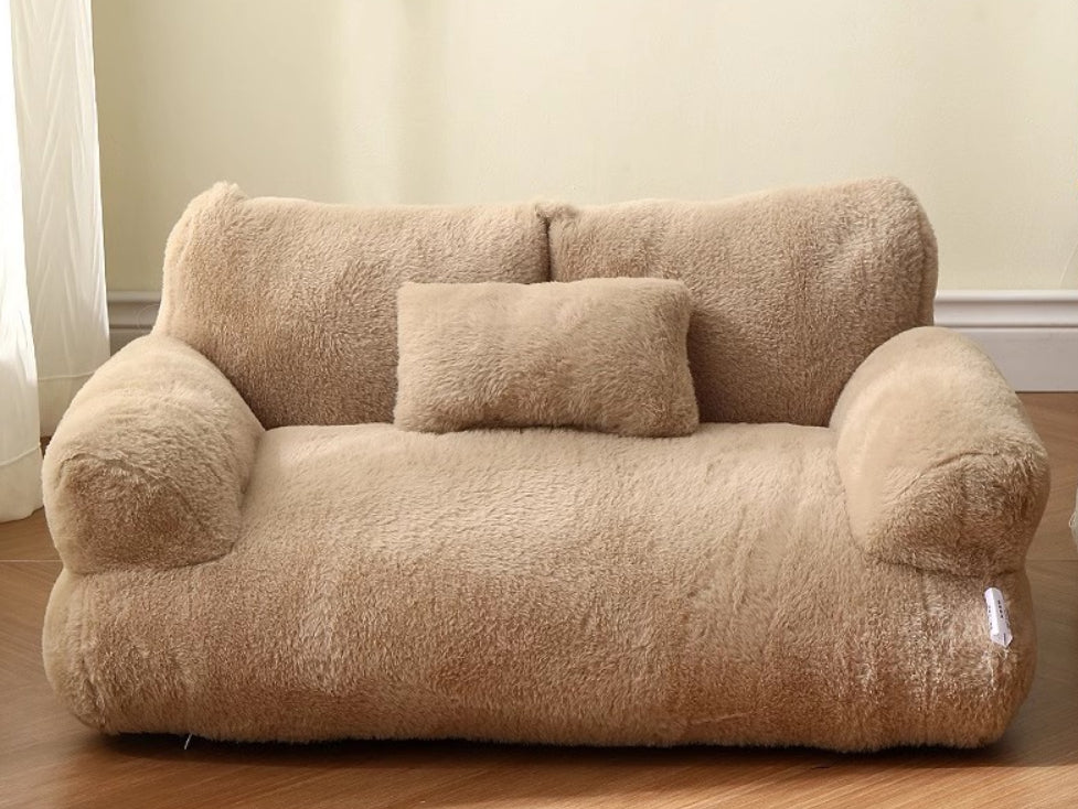 Sora Nest - Weiches Kuschelbett mit Rückenlehne