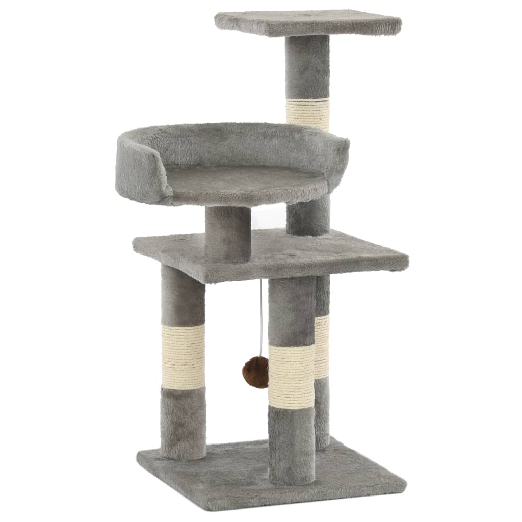 Linea Baum - Kompakter Kratzbaum aus Sisal – vertikales Design