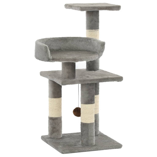 Linea Baum - Kompakter Kratzbaum aus Sisal – vertikales Design