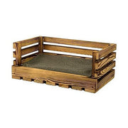 Tero Tiersofa – aus geflammtem Holz – Produktfoto