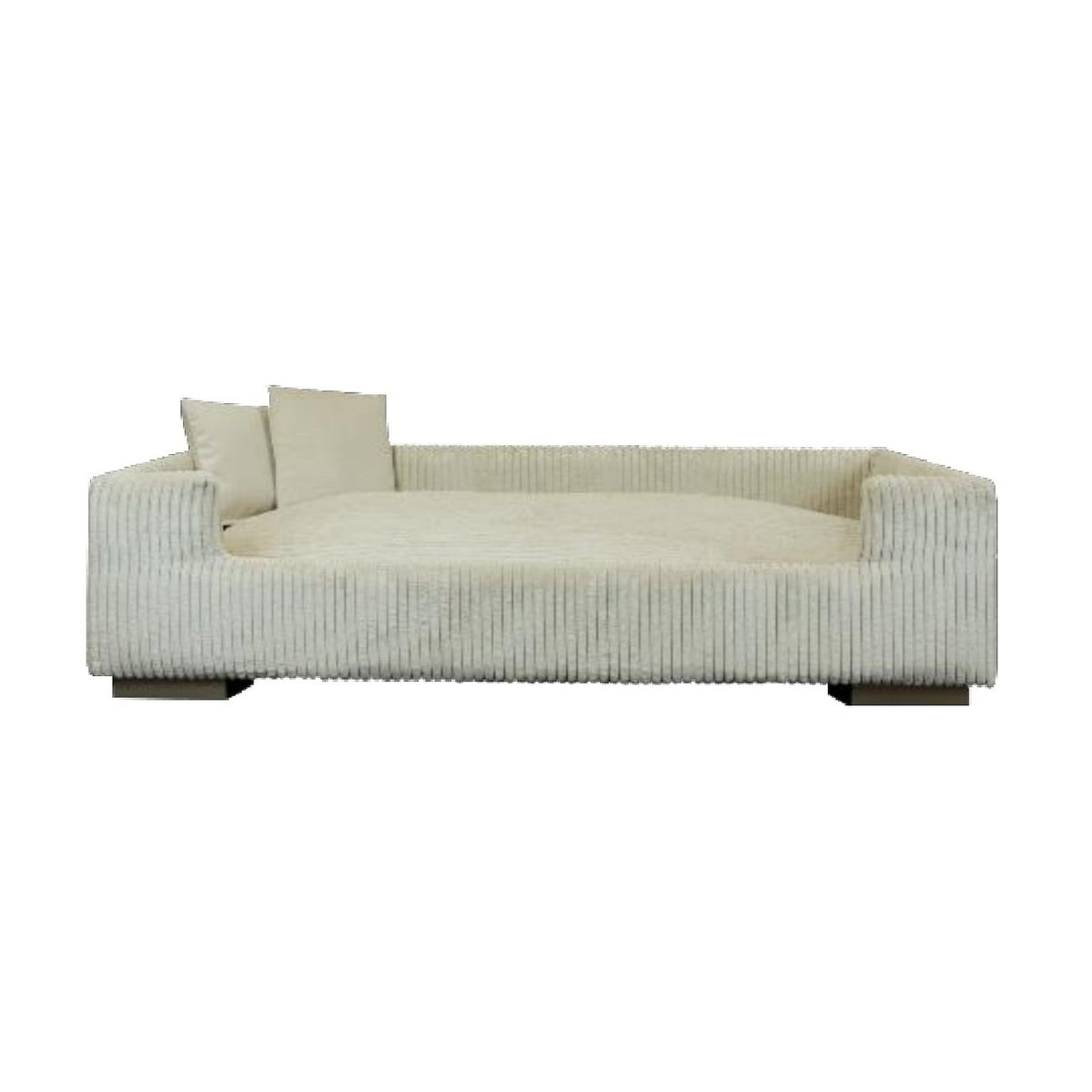 Runa Hundesofa – aus Cord – Farbe: Beige – Produktfoto