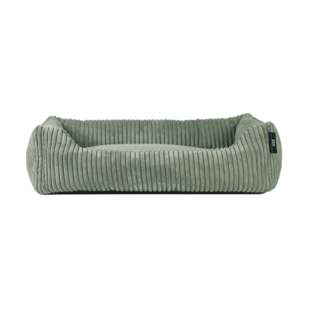 Olea Tierbett – aus Breitcord – Farbe: Salbei – Produktfoto