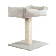 Maro Kratzbaum – mit Cord-Kuschelsofa – Farbe: Beige / Ausführung: 1 Stamm – Produktfoto