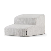 Romi Hundetreppe – 2 Stufen aus Cord – Farbe: Beige – Produktfoto