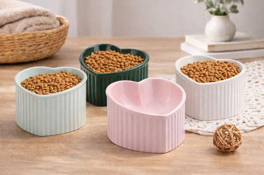 Nivo Napf – Geneigter Keramiknapf für Katzen & kleine Hunde – ergonomisches Design