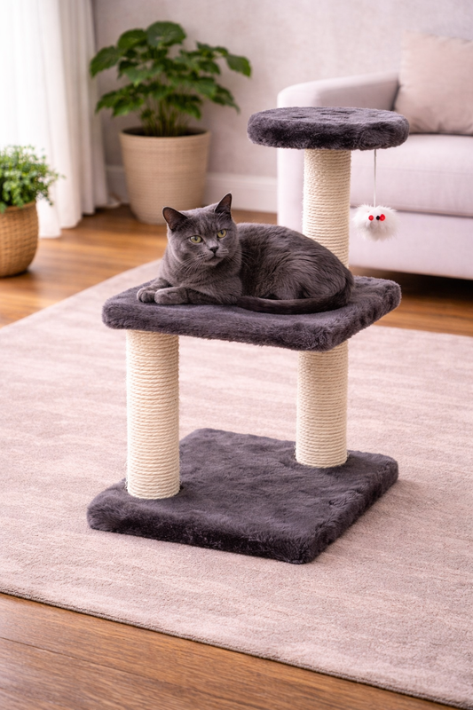 Palo Turm - Kompakter Kratz- und Spielturm für Katzen